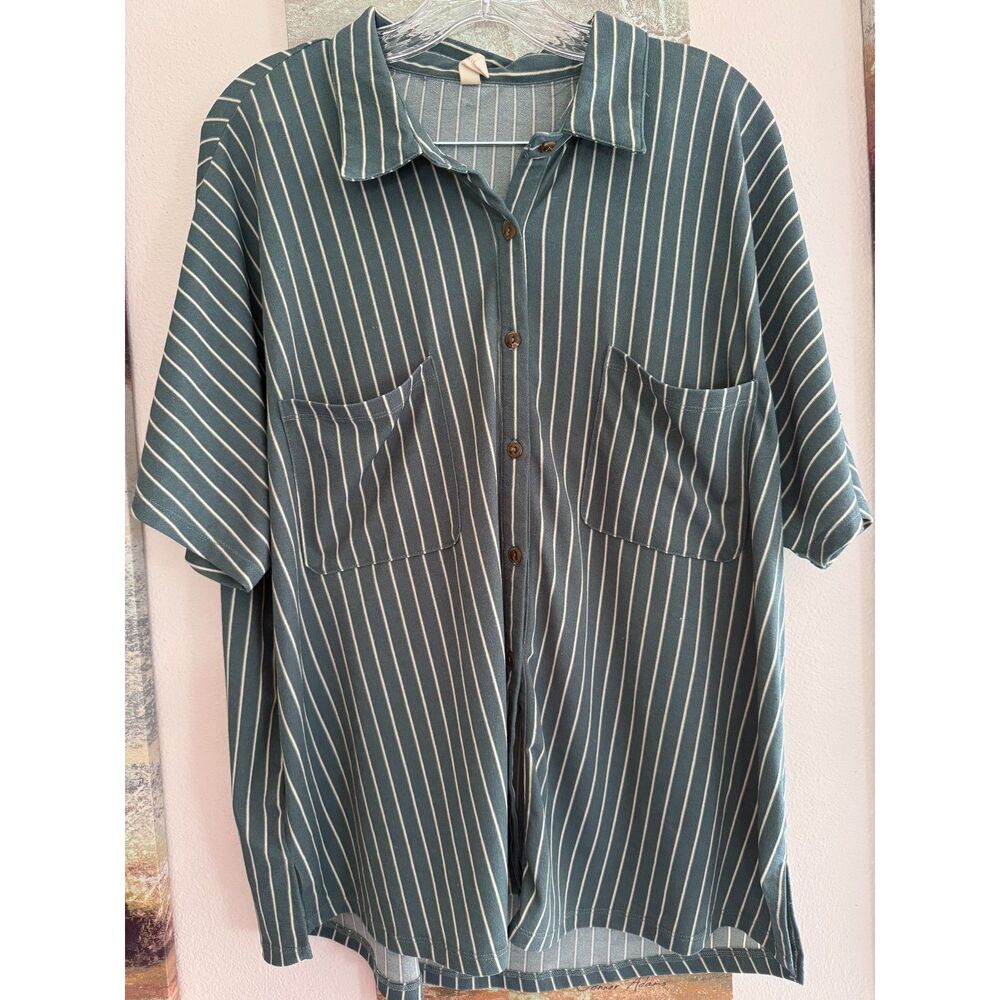 Wishlist Stripe Button Down Shirt